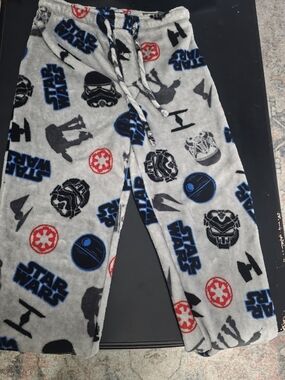 Star Wars Grey Fleece Pajama Pants, M
